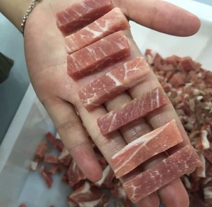 切丁機切凍肉條